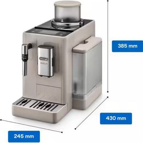 מכונת קפה אוטומטית Delonghi דלונגי Rivelia EXAM440.55BG קרם