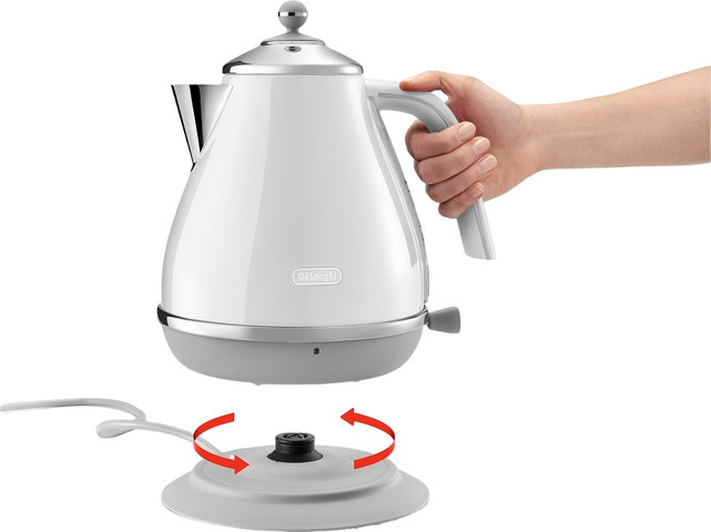 קומקום חשמלי  1.7 ליטר DeLonghi דלונגי KBOC2001.W
