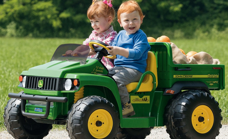 ג'יפ לילדים ג'ון דיר גאטור John Deere Gator HPX 12V
