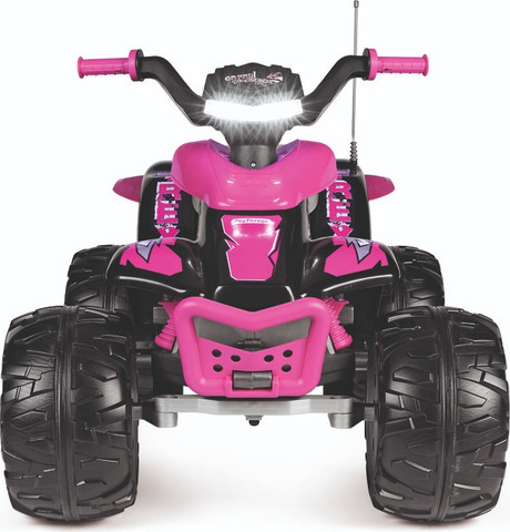 ממונע קורל 12V דגם Quad T-Rex צבע ורוד