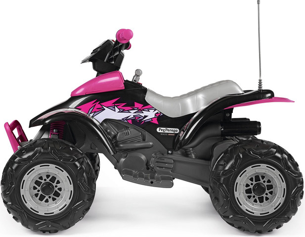 ממונע קורל 12V דגם Quad T-Rex צבע ורוד