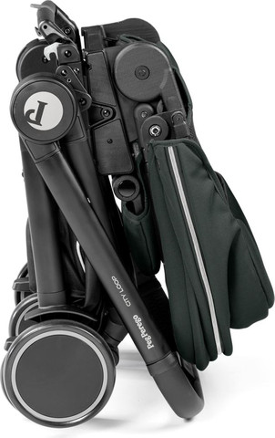 עגלת תינוק סופר קלילה עם סל מתקפל דגם City Loop צבע treu-black