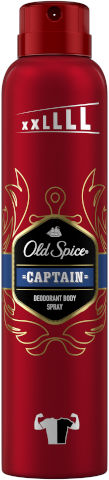 XLL דאודורנט ספריי לגוף CAPTAIN