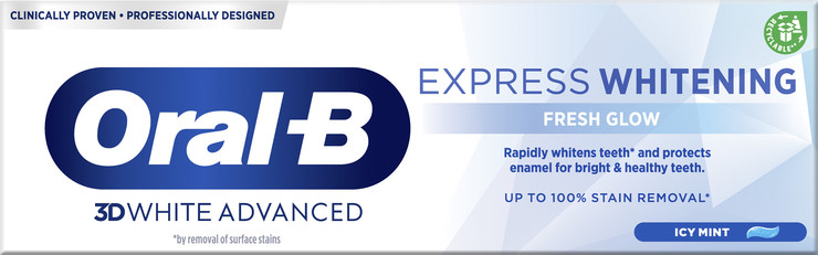 3D WHITE ADVANCED EXEPRESS משחת שיניים - להלבנה מרעננת