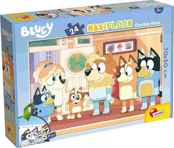 פאזל רצפה בלואי 24 חלקים - BLUEY