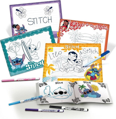 לוחות מחיקים עם סטיץ דגם Stitch Drawing School