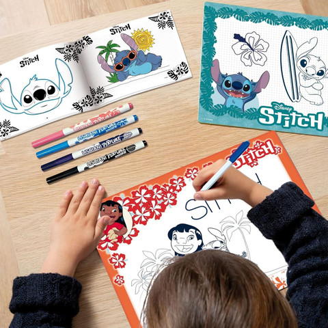לוחות מחיקים עם סטיץ דגם Stitch Drawing School