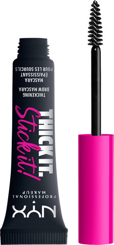THICK IT STICK IT מסקרה לגבות למראה גבות מלאות גוון -  BLACK 08