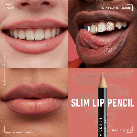 SLIM LIP עפרון שפתיים - NUDE PINK 858
