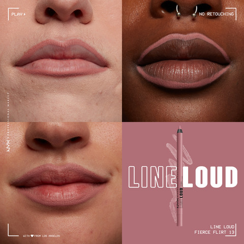 LINE LOUD עפרון תוחם שפתיים עמיד במים - FIERCE FLIRT 13
