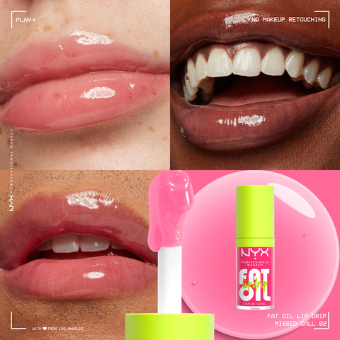 FAT OIL LIP DRIP שמן שפתיים מעניק לחות עד 12 שעות - 02 MISSED CALL