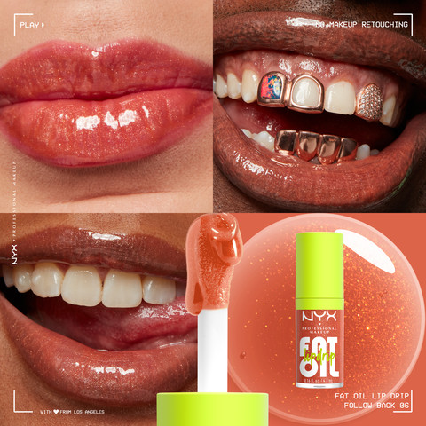 FAT OIL LIP DRIP שמן שפתיים מעניק לחות עד 12 שעות - 06 FOLLOW BACK
