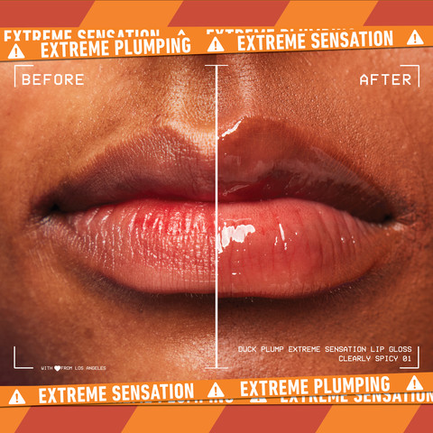 DUCK PLUMP גלוס מנפח שפתיים למראה שפתיים מלאות - CLEARLY SPICY 01