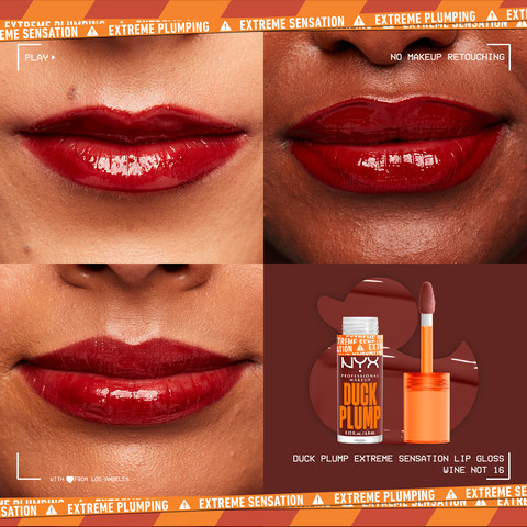 DUCK PLUMP גלוס מנפח שפתיים למראה שפתיים מלאות - WINE NOT 16