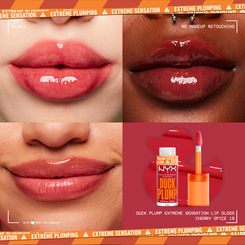 DUCK PLUMP גלוס מנפח שפתיים למראה שפתיים מלאות - CHERRY SPICE 19
