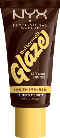 BUTTERMELT GLAZE מייק אפ טינט עד 24 שעות של לחות וגלואו לפנים - CHOCOLATE BUTTA 10