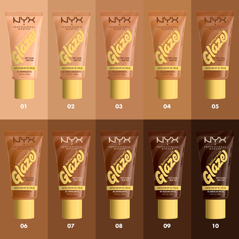 BUTTERMELT GLAZE מייק אפ טינט עד 24 שעות של לחות וגלואו לפנים - CHOCOLATE BUTTA 10