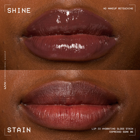 WET SHOT LIP IV גלוס עמיד - ESPRESSO SOAK 06