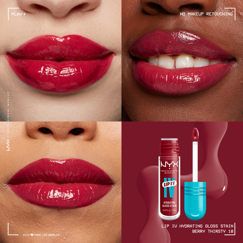 WET SHOT LIP IV גלוס עמיד - BERRY THIRSTY 10