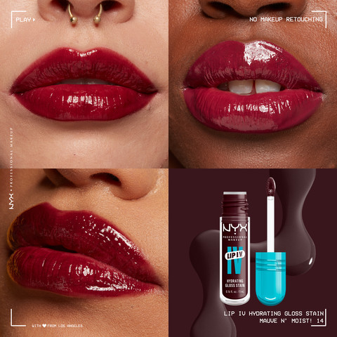 WET SHOT LIP IV גלוס עמיד - MAUVE N' MOIST 14