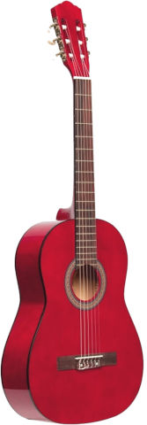 גיטרה קלאסית 3/4 + נרתיק Red מט