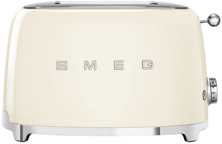 מצנם 2 פרוסות בעיצוב רטרו Smeg סמג TSF01 קרם