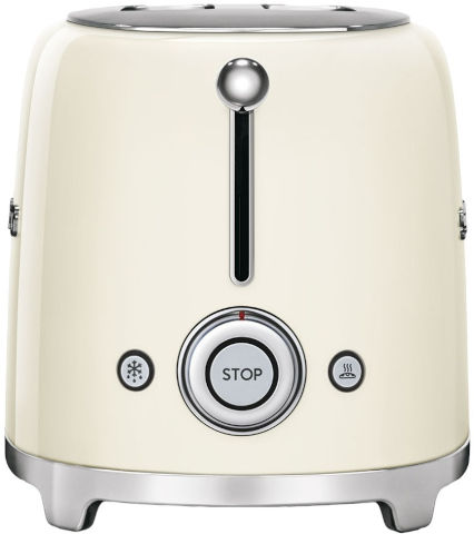 מצנם 2 פרוסות בעיצוב רטרו Smeg סמג TSF01 קרם