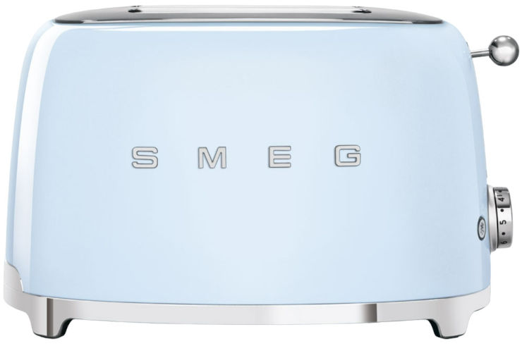 מצנם 2 פרוסות בעיצוב רטרו Smeg סמג TSF01 תכלת