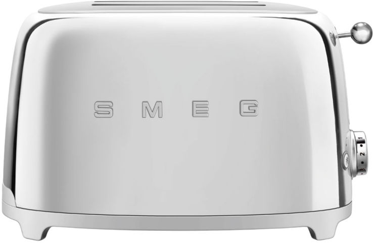 מצנם 2 פרוסות בעיצוב רטרו Smeg סמג TSF01 נירוסטה