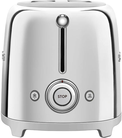 מצנם 2 פרוסות בעיצוב רטרו Smeg סמג TSF01 נירוסטה