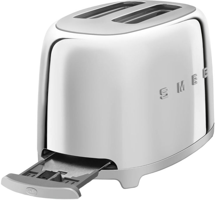 מצנם 2 פרוסות בעיצוב רטרו Smeg סמג TSF01 נירוסטה