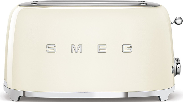 מצנם 4 פרוסות בעיצוב רטרו Smeg סמג TSF02 קרם