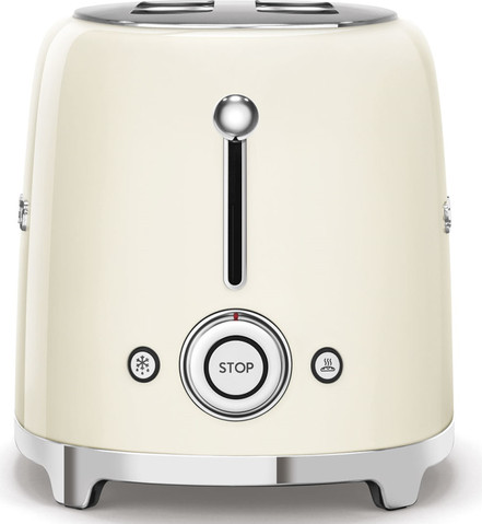מצנם 4 פרוסות בעיצוב רטרו Smeg סמג TSF02 קרם