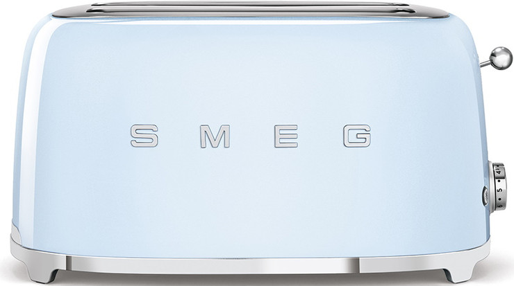 מצנם 4 פרוסות בעיצוב רטרו Smeg סמג TSF02 תכלת