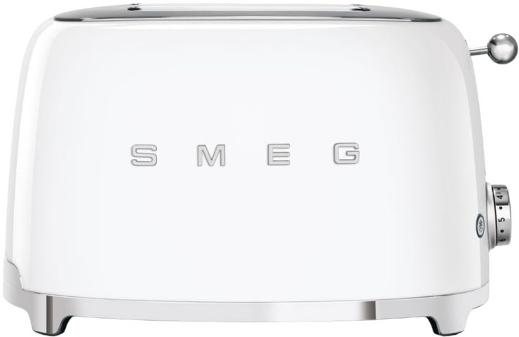 מצנם 2 פרוסות בעיצוב רטרו Smeg סמג TSF01 לבן