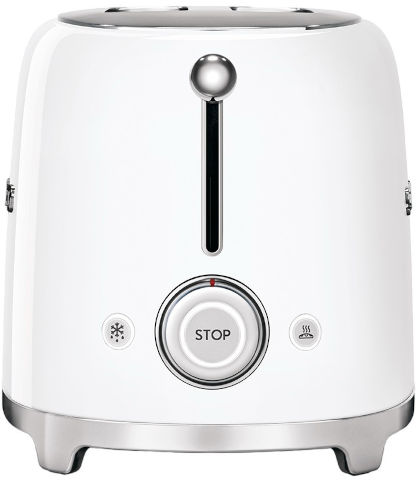 מצנם 2 פרוסות בעיצוב רטרו Smeg סמג TSF01 לבן