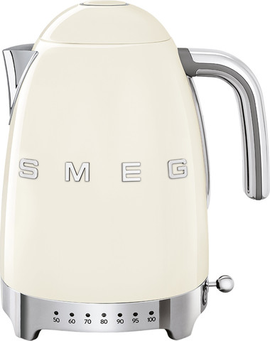קומקום חשמלי 1.7 ליטר Smeg סמג KLF04CREU קרם