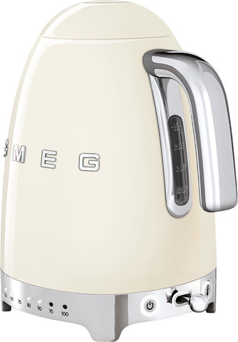 קומקום חשמלי 1.7 ליטר Smeg סמג KLF04CREU קרם