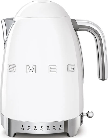 קומקום חשמלי 1.7 ליטר Smeg סמג KLF04WHEU לבן