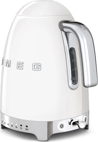 קומקום חשמלי 1.7 ליטר Smeg סמג KLF04WHEU לבן
