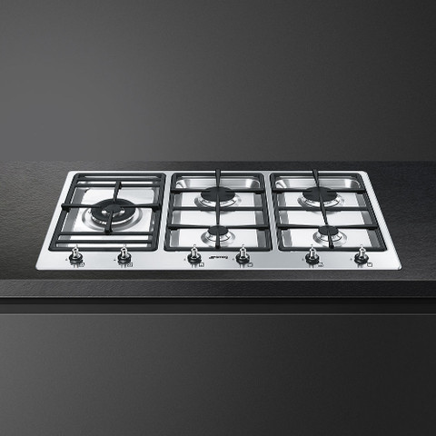 כיריים גז 90 ס''מ מבית SMEG סמאג דגם PS906-5