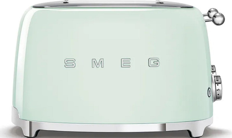 מצנם 4 פרוסות בעיצוב רטרו Smeg סמג TSF03PGEU ירוק