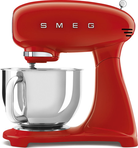 מיקסר מקצועי בעיצוב רטרו 4.8 ליטר Smeg סמג SMF03 אדום