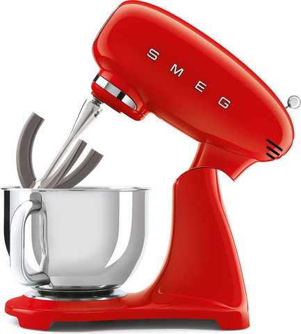 מיקסר מקצועי בעיצוב רטרו 4.8 ליטר Smeg סמג SMF03 אדום