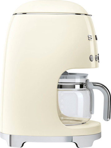 מכונת קפה פילטר 1.4 ליטר Smeg סמג DCF02CREU קרם
