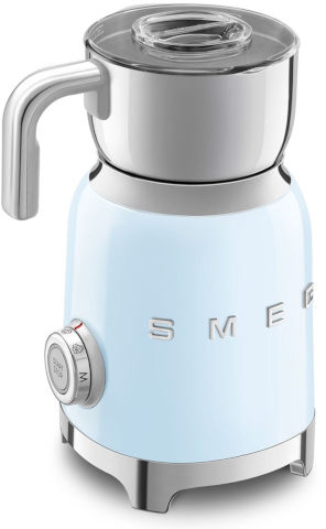 מקציף חלב בעיצוב רטרו - 600 מ"ל Smeg סמג MFF01 תכלת פסטל