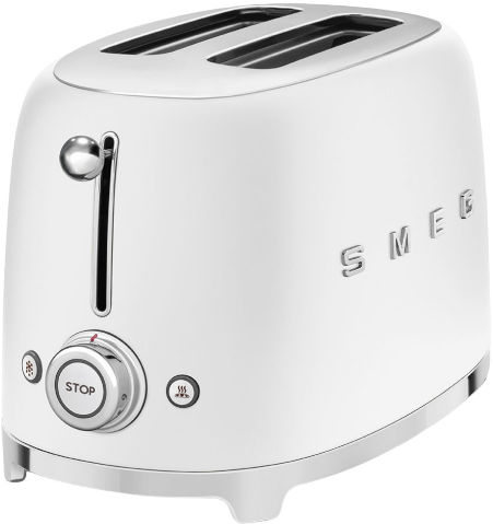 מצנם 2 פרוסות בעיצוב רטרו Smeg סמג TSF01 לבן מט