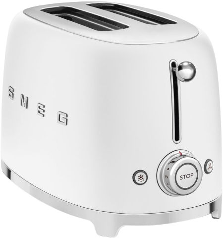 מצנם 2 פרוסות בעיצוב רטרו Smeg סמג TSF01 לבן מט