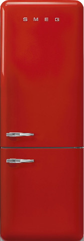 מקרר עם מקפיא תחתון מבית SMEG סמאג דגם FAB38RRD