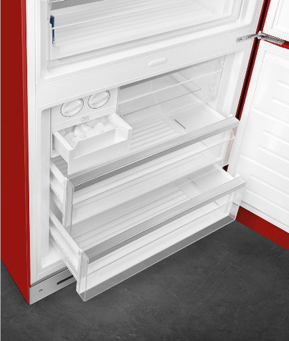 מקרר עם מקפיא תחתון מבית SMEG סמאג דגם FAB38RRD